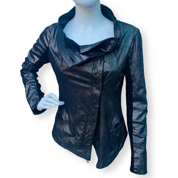 Graham & Spencer Suede Moto Jacket Size Small - Picture 3 of 12